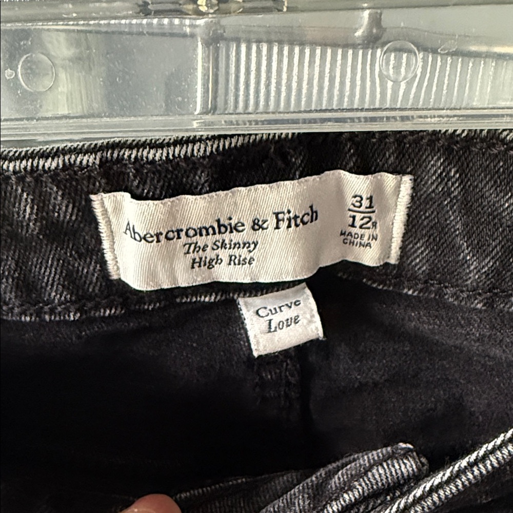 Abercrombie & Fitch Gray Skinny Jeans